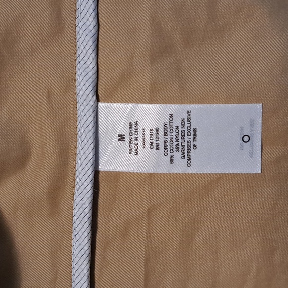 NWOT Dynamite Belted Maxi Trench Coat Camel colored Size M - Picture 9 of 9